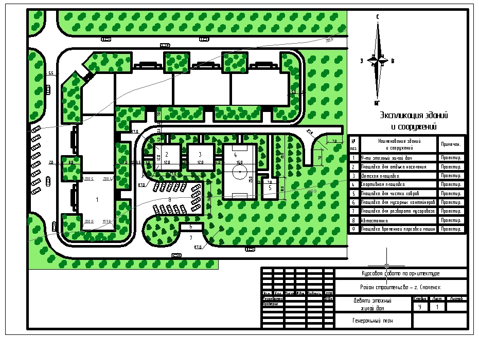 Благоустройство чертежи dwg