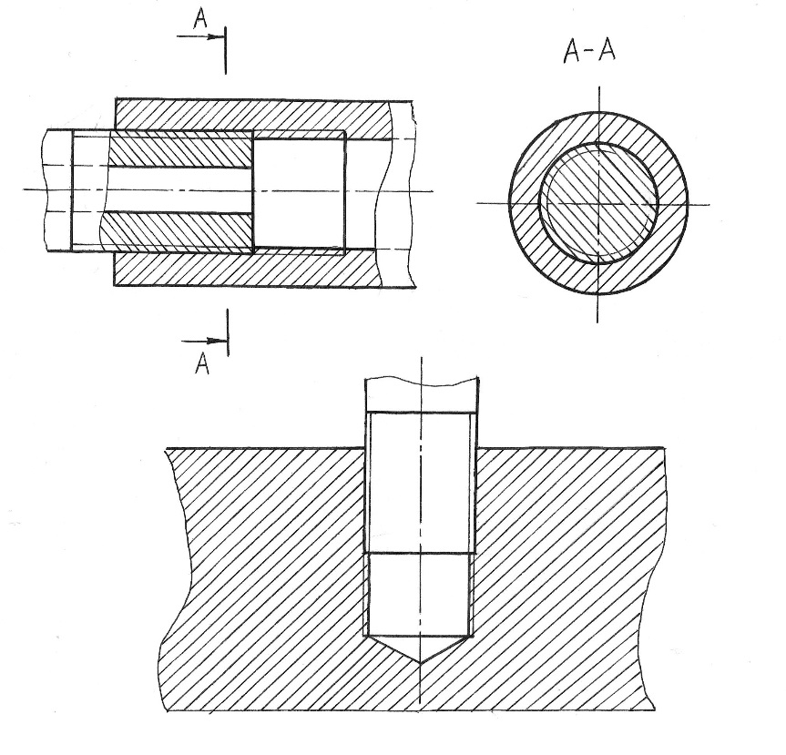 Резьбовое соединение чертеж